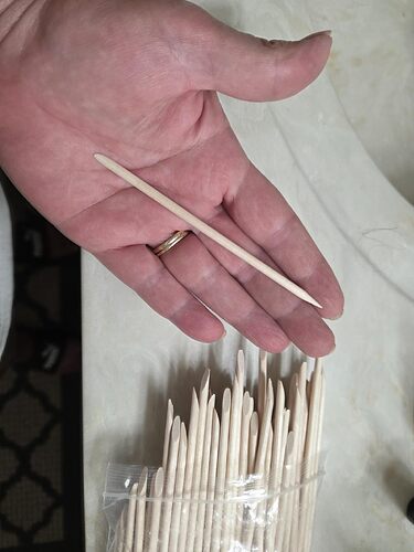orange wood sticks for nails