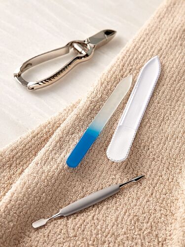 glass files towel